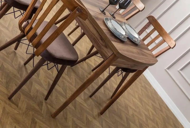 Extendable Dining Table & Chairs Set (7 Pieces) Homitis - Huonekalut - Pöytä & ruokailuryhmä - Ruokailuryhmä