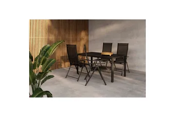 Ruokailuryhmä Giardini, Levanzo - 4 tuolia - Puutarhakalusteet - Ulkoryhmä - Ruokailuryhmät ulos