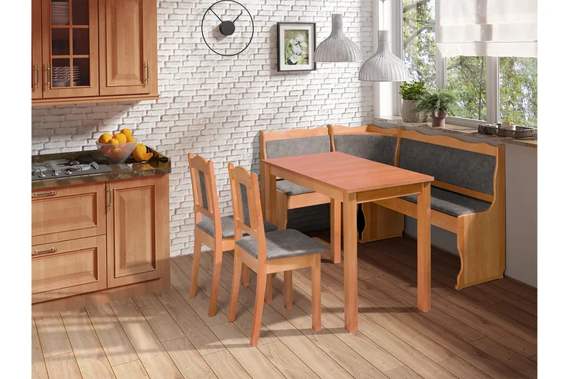 Keittiökalustesetti Crockey - Leppä - Huonekalut - Pöytä & ruokailuryhmä - Ruokailuryhmä