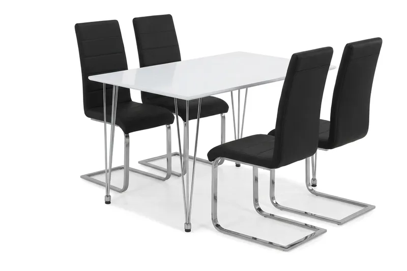 Ruokailuryhmä Kronblom 120 cm 4 Cibus-tuolilla