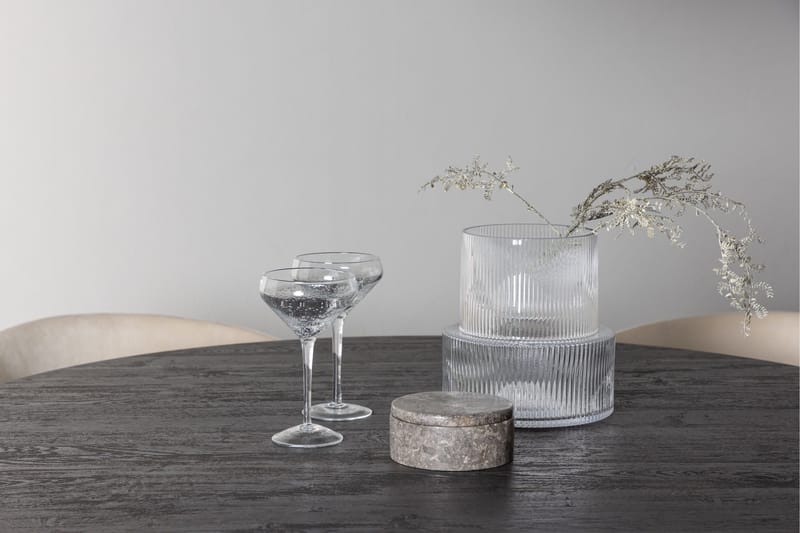 Ruokailuryhmä Lanzo 120 cm Pyöreä 4 Berit Tuolia - Beige - Huonekalut - Pöytä & ruokailuryhmä - Ruokailuryhmä