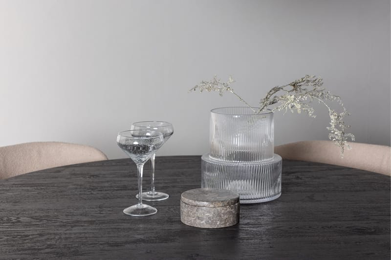 Ruokailuryhmä Lanzo 120 cm Pyöreä 4 Modesto Tuolia - Beige - Huonekalut - Pöytä & ruokailuryhmä - Ruokailuryhmä