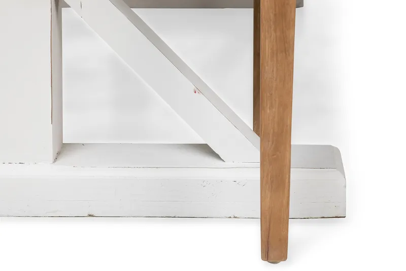 Lyon Förlängningsbar Matgrupp 200 cm med 6 Viktoria Stol Bloomington Natur/Vit/Beige Beige/White - Huonekalut - Pöytä & ruokailuryhmä - Ruokailuryhmä