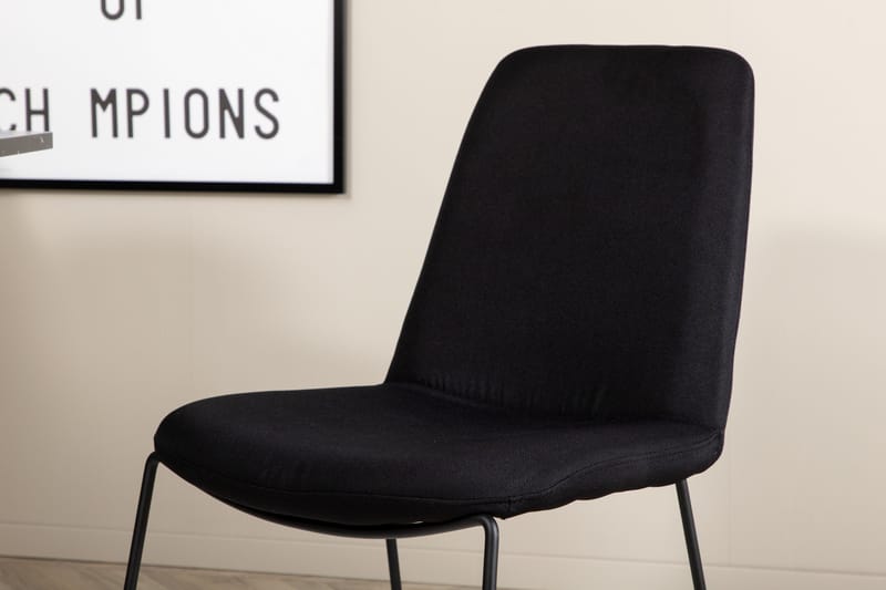 Ruokailuryhmä Marbs 110 cm Pyöreä 4 Muce Tuolia - Musta - Huonekalut - Pöytä & ruokailuryhmä - Ruokailuryhmä