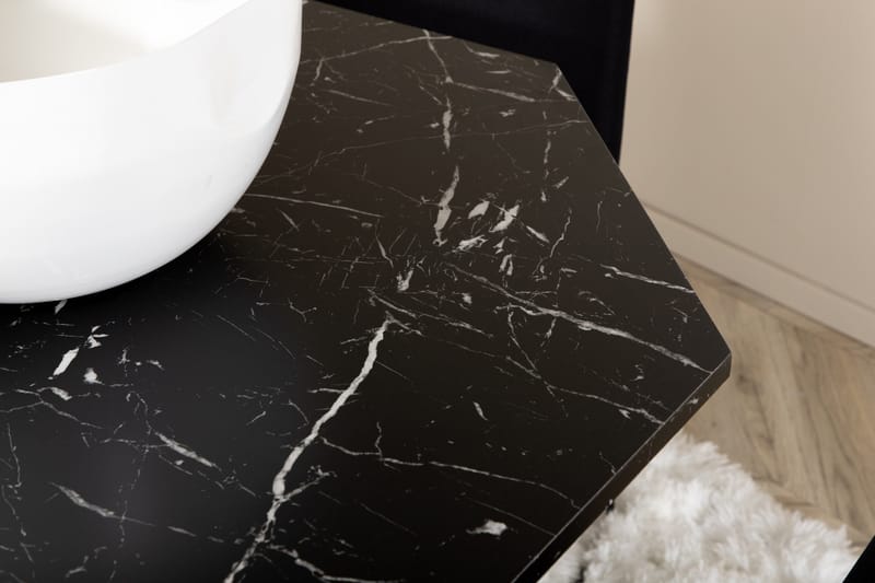 Ruokailuryhmä Marbs 110 cm Pyöreä 4 Muce Tuolia - Musta - Huonekalut - Pöytä & ruokailuryhmä - Ruokailuryhmä