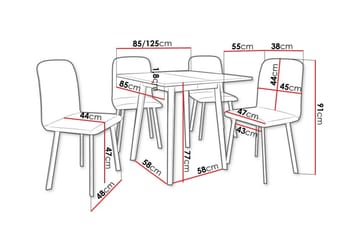 Narberth-ruokailuryhmä - Huonekalut - Pöytä & ruokailuryhmä - Ruokailuryhmä