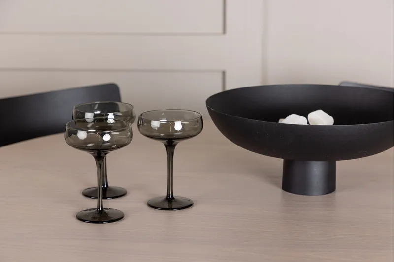 Ruokailuryhmä Olivia 110 cm Pyöreä 4 Montros Tuolia - Whitewash - Huonekalut - Pöytä & ruokailuryhmä - Ruokailuryhmä