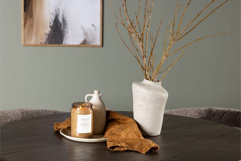 Ruokailuryhmä Olivia 110 cm Pyöreä 4 Morning Tuolia - Ruskea - Huonekalut - Pöytä & ruokailuryhmä - Ruokailuryhmä