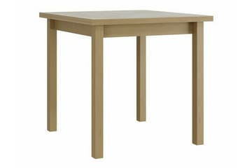 Patrickswell neliönmuotoinen ruokailuryhmä 80x80 cm – Ruokapöytä ja 4 puista ruokatuolia, joissa on verhoiltu selkänoja - Luonnonvärinen|Harmaanruskea - Huonekalut - Pöytä & ruokailuryhmä - Ruokailuryhmä
