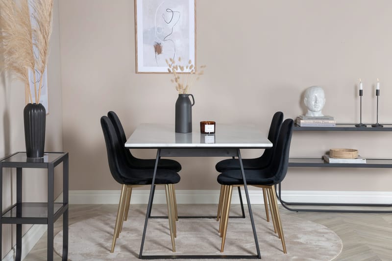 Ruokailuryhmä Admira 140 cm + 4 Pontus ruokatuolia, undefined