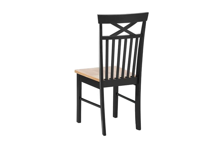 Ruokailuryhmä Chalsie 4 tuolilla - Musta - Ruokailuryhmä