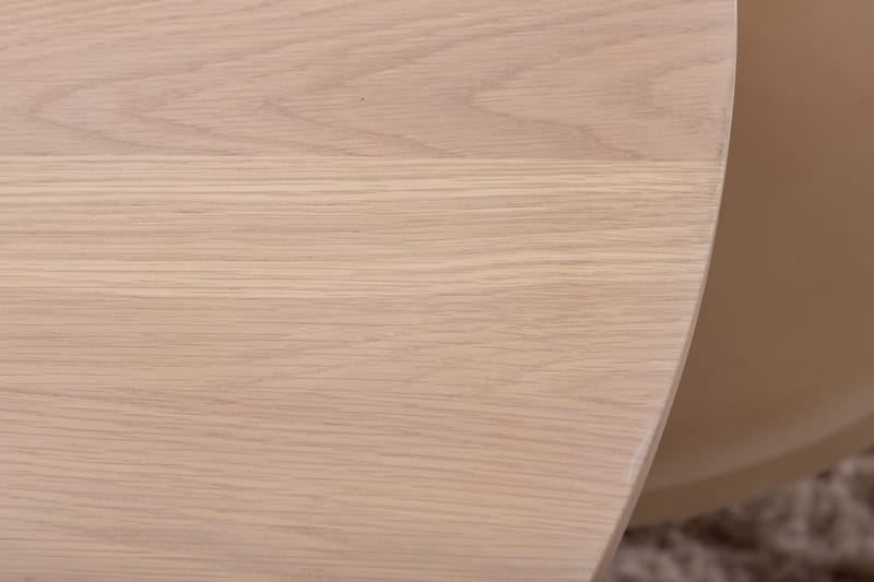 Ruokailuryhmä Cinaba 110 cm Pyöreä sis 4 Vomeli tuolia - Beige/Musta - Huonekalut - Pöytä & ruokailuryhmä - Ruokailuryhmä