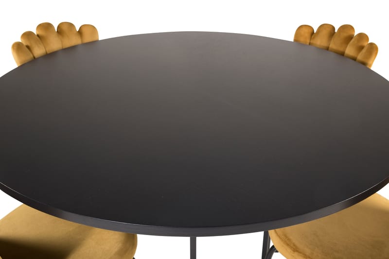 Ruokailuryhmä Copenhagen + 4 Limhamn Tuolia Keltainen - Furniture Fashion - Huonekalut - Pöytä & ruokailuryhmä - Ruokailuryhmä