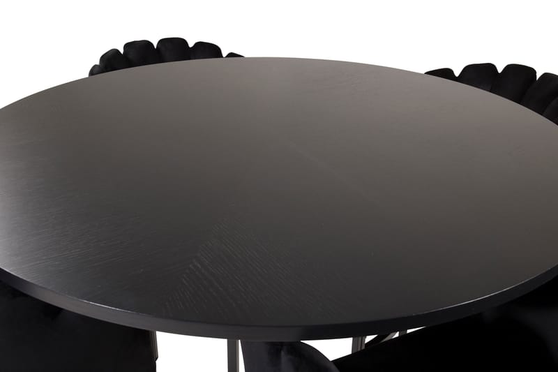 Ruokailuryhmä Copenhagen + 4 Limhamn Tuolia Musta - Furniture Fashion - Huonekalut - Pöytä & ruokailuryhmä - Ruokailuryhmä