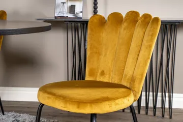 Ruokailuryhmä Copenhagen + 4 Limhamn Tuolia Keltainen - Furniture Fashion - Huonekalut - Pöytä & ruokailuryhmä - Ruokailuryhmä