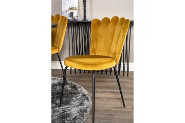 Ruokailuryhmä Copenhagen + 6 Limhamn Tuolia Keltainen - Furniture Fashion - Huonekalut - Pöytä & ruokailuryhmä - Ruokailuryhmä