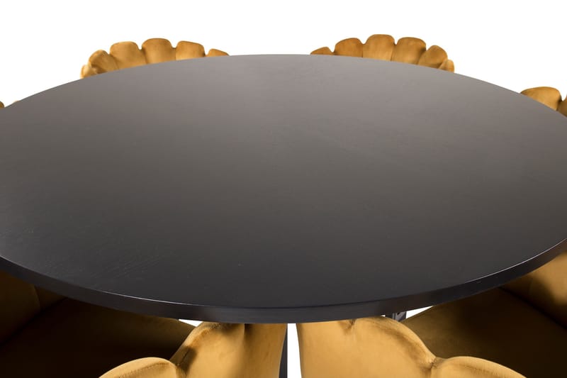 Ruokailuryhmä Copenhagen + 6 Limhamn Tuolia Keltainen - Furniture Fashion - Huonekalut - Pöytä & ruokailuryhmä - Ruokailuryhmä