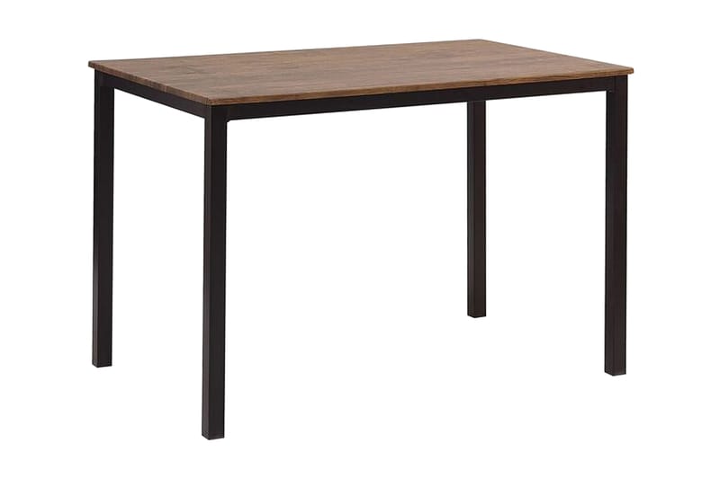 Ruokailuryhmä Crown 110 cm 4 tuolia - Tummanruskea / musta - Huonekalut - Pöytä & ruokailuryhmä - Ruokailuryhmä