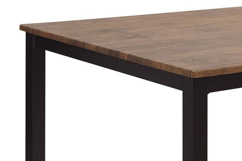 Ruokailuryhmä Crown 110 cm 4 tuolia - Tummanruskea / musta - Huonekalut - Pöytä & ruokailuryhmä - Ruokailuryhmä