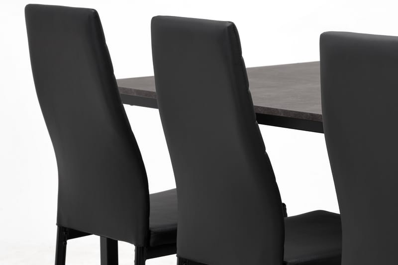 Ruokailuryhmä Evo 180 cm 6 Fred tuolia - Huonekalut - Pöytä & ruokailuryhmä - Ruokailuryhmä