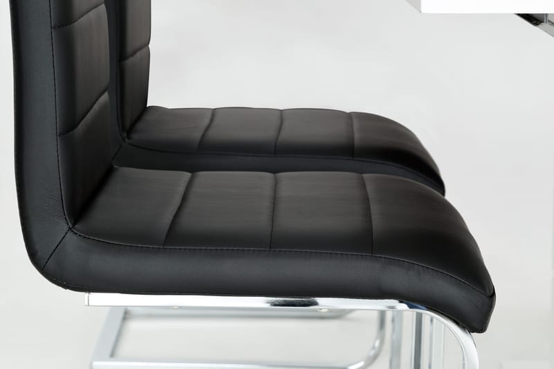 Ruokailuryhmä Griffith Jatkettava 180 cm 4 Jack tuolia - Valkoinen/Musta - Huonekalut - Pöytä & ruokailuryhmä - Ruokailuryhmä