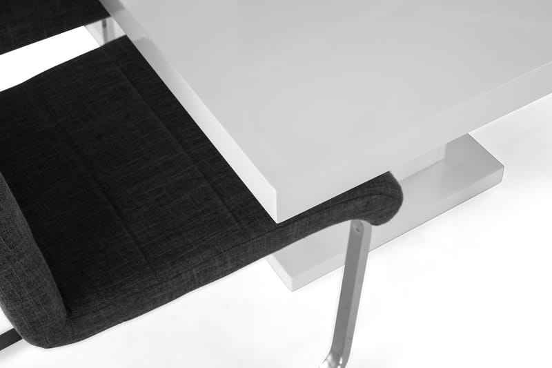 Ruokailuryhmä Griffith Jatkettava 180 cm 6 Jack tuolia - Valkoinen/Harmaa/Kromi - Huonekalut - Pöytä & ruokailuryhmä - Ruokailuryhmä