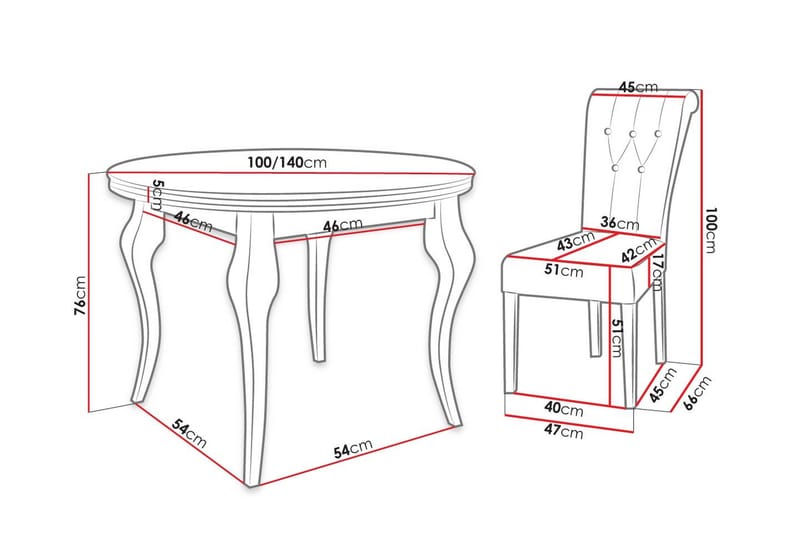 Ruokailuryhmä - Harmaa - Huonekalut - Pöytä & ruokailuryhmä - Ruokailuryhmä