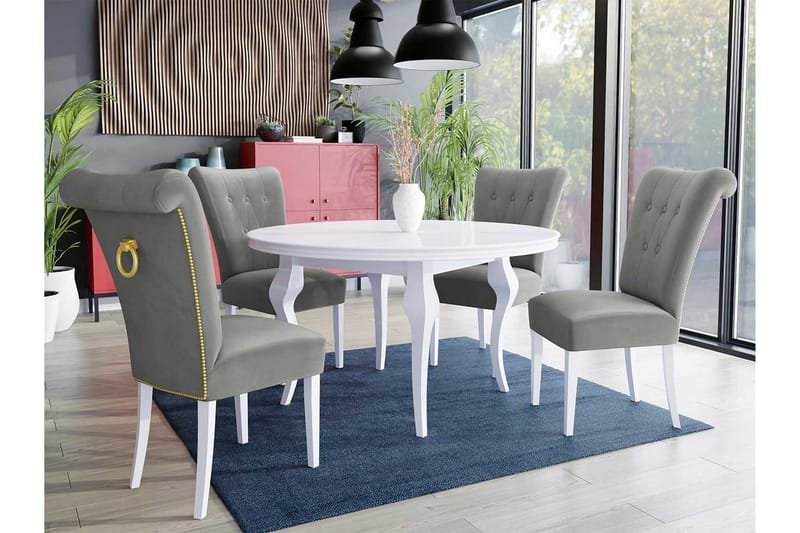 Ruokailuryhmä - Harmaa - Huonekalut - Pöytä & ruokailuryhmä - Ruokailuryhmä