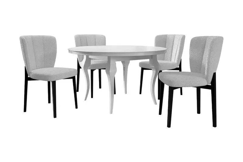 Ruokailuryhmä, Harmaa|Musta