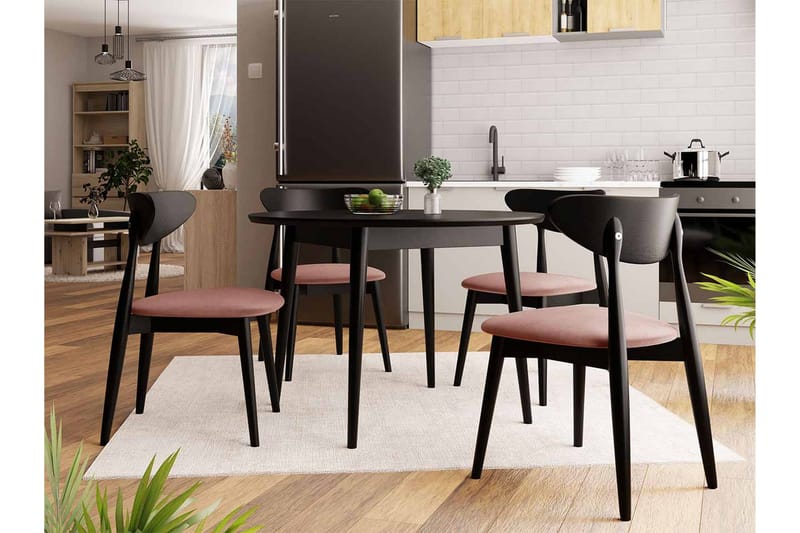 Ruokailuryhmä Idelle Roosa - Huonekalut - Pöytä & ruokailuryhmä - Ruokailuryhmä