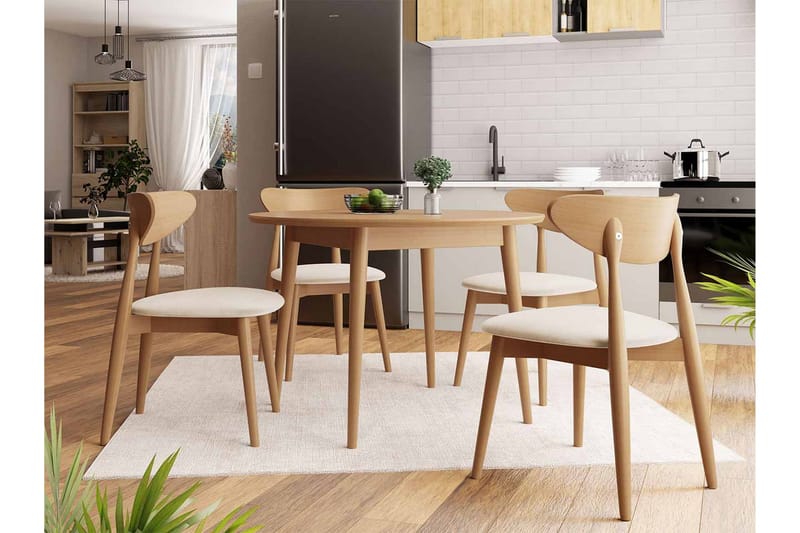 Ruokailuryhmä Idelle Roosa - Huonekalut - Pöytä & ruokailuryhmä - Ruokailuryhmä