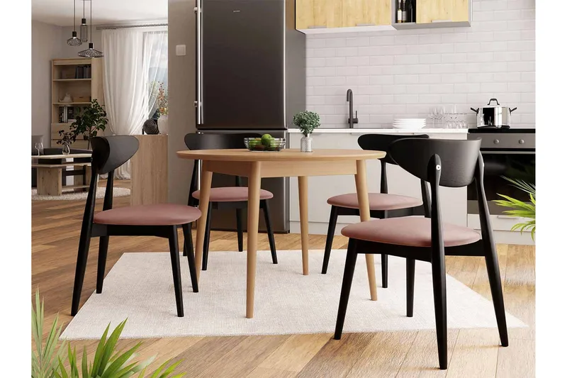 Ruokailuryhmä Idelle Roosa - Huonekalut - Pöytä & ruokailuryhmä - Ruokailuryhmä