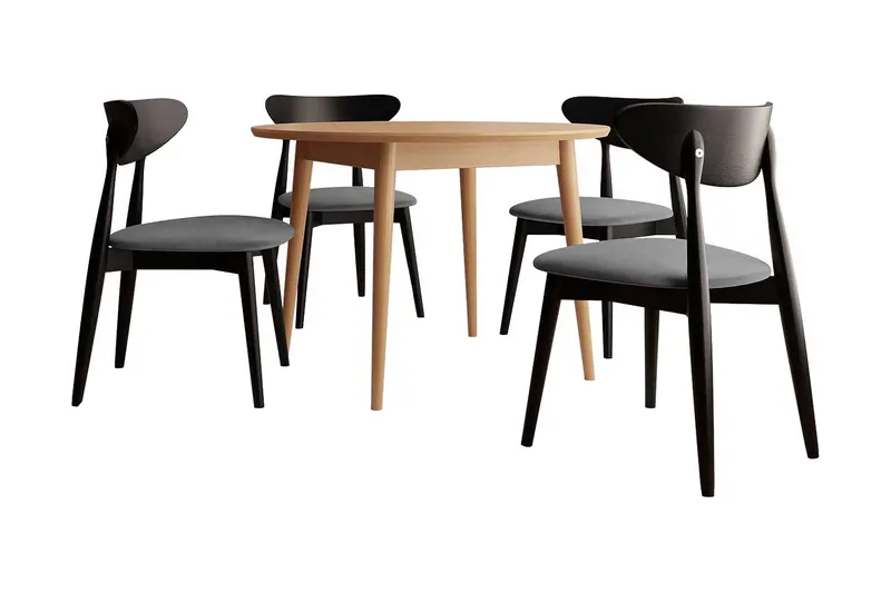 Ruokailuryhmä Idelle Pyöreä Harmaa, undefined