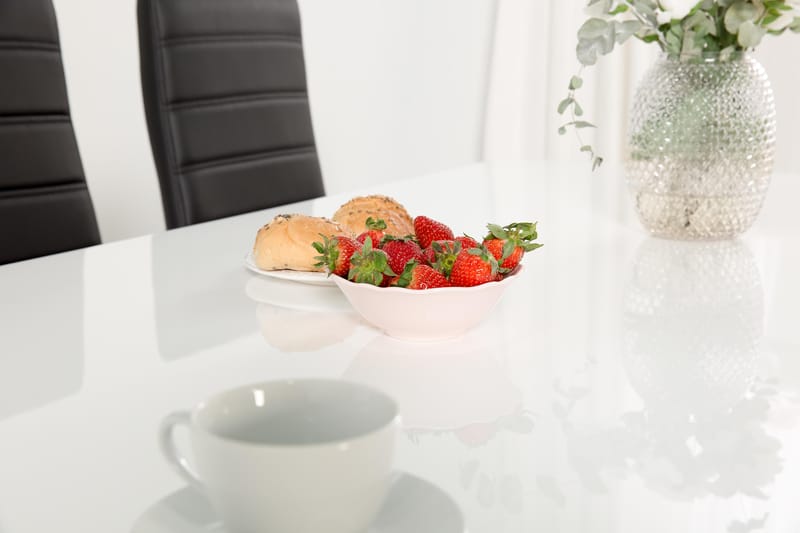 Ruokailuryhmä Jack Valkoinen/Musta - 6 Tuolilla - Huonekalut - Pöytä & ruokailuryhmä - Ruokailuryhmä