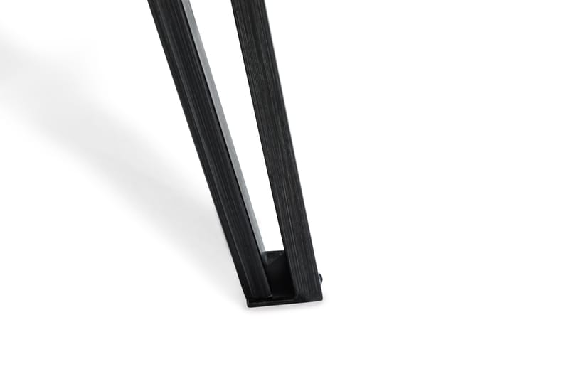 Ruokailuryhmä Jaunita 160 cm 4 Scale tuolia - Ruskea/Musta - Huonekalut - Pöytä & ruokailuryhmä - Ruokailuryhmä