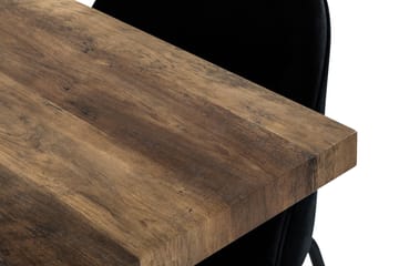 Ruokailuryhmä Jaunita Jatkettava 140 cm 4 Gerardo tuolia - Ruskea/Musta - Huonekalut - Pöytä & ruokailuryhmä - Ruokailuryhmä