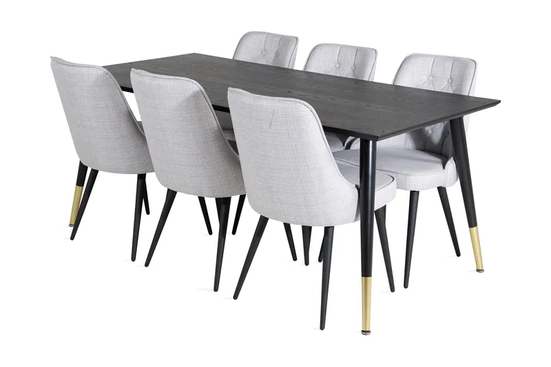 Ruokailuryhmä Kenton 180 cm 6 Chantor Ruokatuolia, undefined