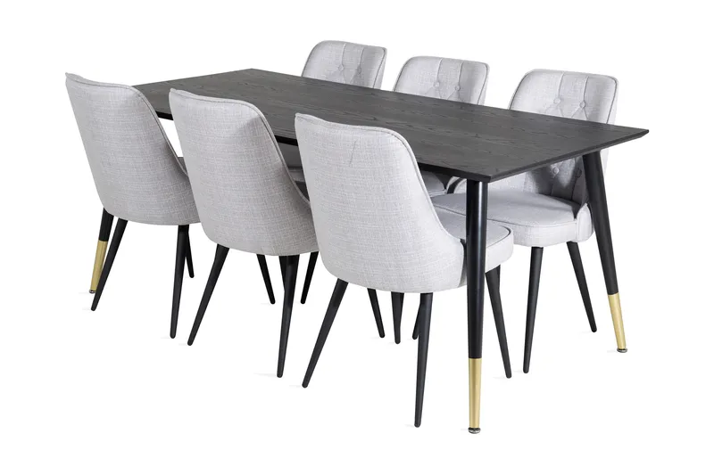 Ruokailuryhmä Kenton 180 cm 6 Chantor Ruokatuolia, undefined