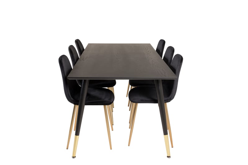 Ruokailuryhmä Kenton 180 cm 6 Tommy tuolia - Huonekalut - Pöytä & ruokailuryhmä - Ruokailuryhmä