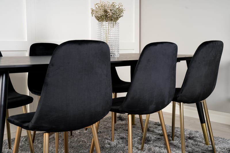 Ruokailuryhmä Kenton 180 cm 6 Tommy tuolia - Huonekalut - Pöytä & ruokailuryhmä - Ruokailuryhmä