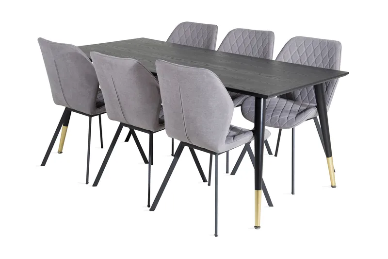 Ruokailuryhmä Kenton 180 cm 6 Pombriego Ruokatuolia, undefined