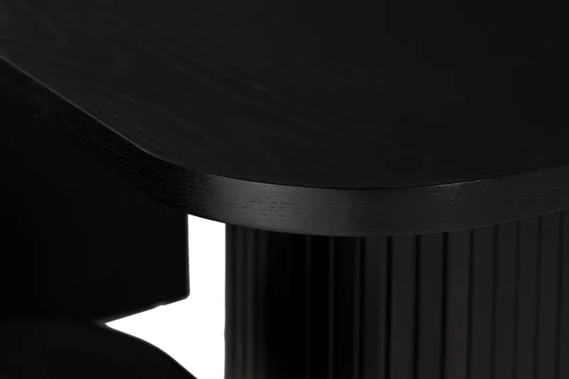 Ruokailuryhmä Kopparbo 200 cm 6 Viberud tuolia - Musta - Huonekalut - Pöytä & ruokailuryhmä - Ruokailuryhmä