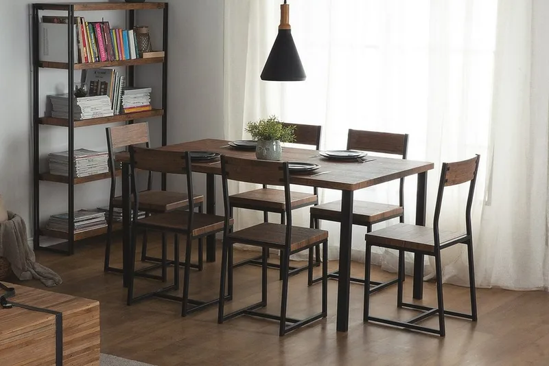 Ruokailuryhmä Laredo 90 cm, Musta