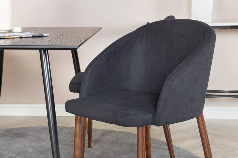 Ruokailuryhmä Larrinzar 120 cm 4 Labbetorp tuolia - Huonekalut - Pöytä & ruokailuryhmä - Ruokailuryhmä