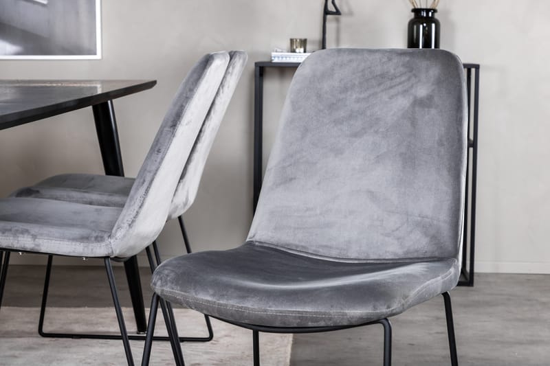 Ruokailuryhmä Larrinzar 180 cm 6 Allepuz tuolia - Huonekalut - Pöytä & ruokailuryhmä - Ruokailuryhmä