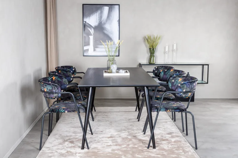 Ruokailuryhmä Larrinzar 180 cm 6 Ayacor tuolia, undefined