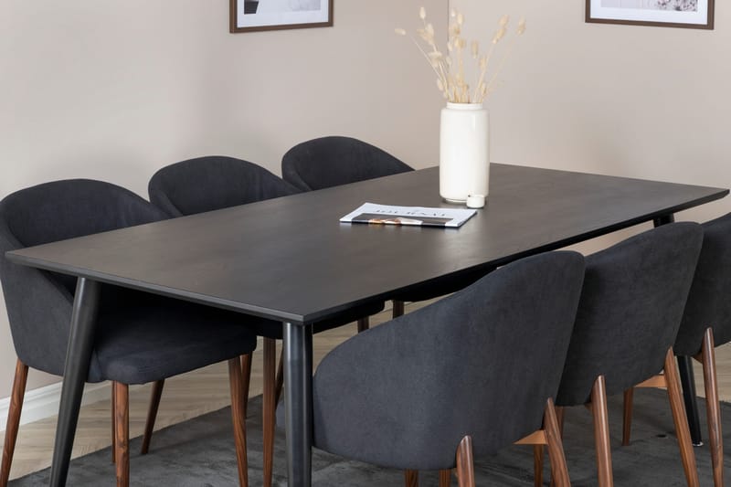 Ruokailuryhmä Larrinzar 180 cm 6 Labbetorp tuolia - Huonekalut - Pöytä & ruokailuryhmä - Ruokailuryhmä