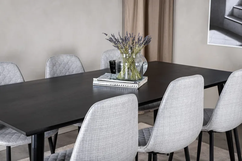 Ruokailuryhmä Larrinzar 180 cm 6 Yegua tuolia - Huonekalut - Pöytä & ruokailuryhmä - Ruokailuryhmä