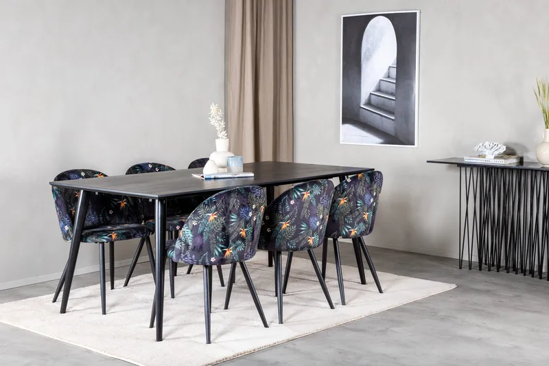 Ruokailuryhmä Larrinzar 180 cm 6 Yegua tuolia - Huonekalut - Pöytä & ruokailuryhmä - Ruokailuryhmä