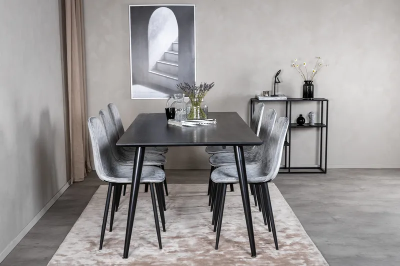 Ruokailuryhmä Larrinzar 180 cm 6 Yegua tuolia - Huonekalut - Pöytä & ruokailuryhmä - Ruokailuryhmä